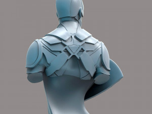 Captain America Bust 3D Принт Модель