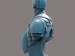 Captain America Bust 3D Принт Модель