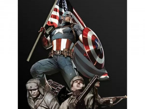 Captain America Rusos Modèles 3D en vedette