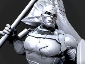 Captain America Rusos Modèles 3D en vedette