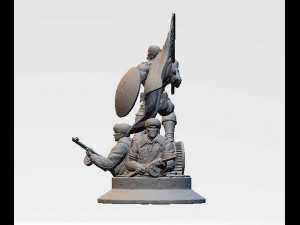 Captain America Rusos Modèles 3D en vedette