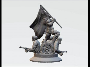 Captain America Rusos Modèles 3D en vedette