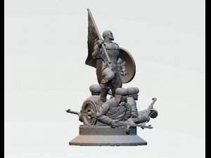 Captain America Rusos Modèles 3D en vedette
