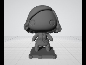 Captain Marvel 3D Baskı Modeli