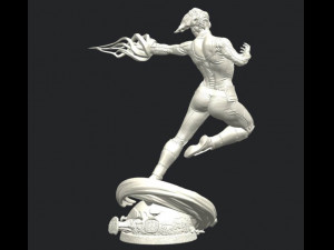 Captain Marvel Modèles 3D en vedette