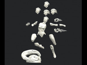 Captain Marvel Modèles 3D en vedette