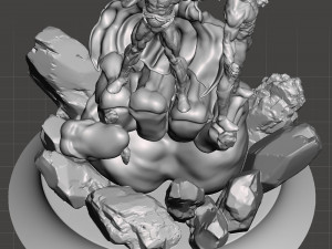 Captain Marvel and Adam Warlock 3D 打印模型