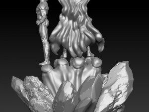 Captain Marvel and Adam Warlock 3D 打印模型