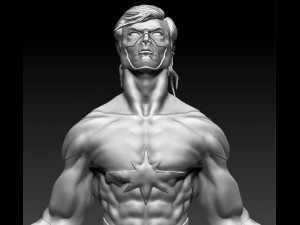 Captain Marvel and Adam Warlock 3D 打印模型