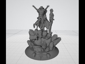Captain Marvel and Adam Warlock 3D 打印模型