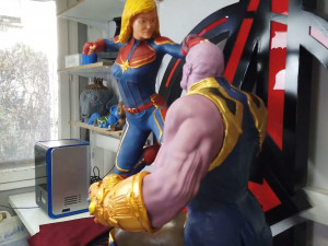 Captain Marvel vs Thanos Model do druku 3D