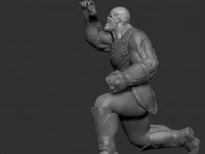 Captain Marvel vs Thanos Model do druku 3D
