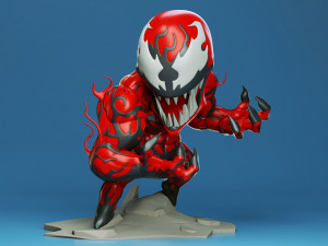 Carnage Chibi Modèles 3D en vedette
