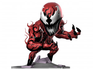 Carnage Chibi 3D Принт Модель