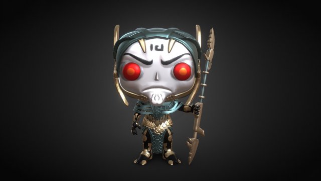 Corvus Glaive Funko Modelo de Impressão 3D .c4d .max .obj .3ds .fbx .stl .blend 