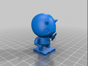 Chibi Daredevil Modèles 3D en vedette