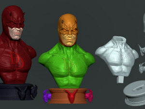 Daredevil Bust Modelo de impresión 3D