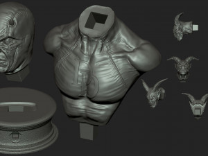 Daredevil Bust Modelo de impresión 3D