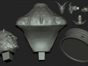 Daredevil Bust 3D Print Model in Man 3DExport