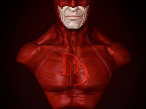 Daredevil Bust 3D Print Model in Man 3DExport