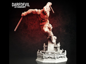 Daredevil vs Punisher Modèles 3D en vedette