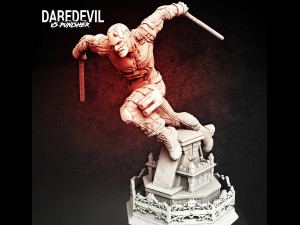 Daredevil vs Punisher Modèles 3D en vedette