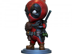 Chibi Deadpool Model do druku 3D