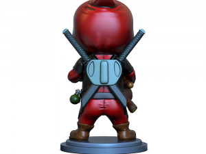 Chibi Deadpool Model do druku 3D