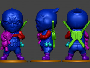 Chibi Deadpool Model do druku 3D