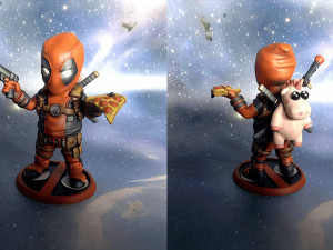 Chibi Deadpool 3D Print Model