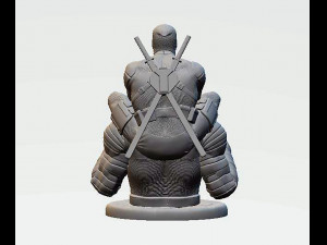 Colossus and Deadpool Statue 3D Принт Модель