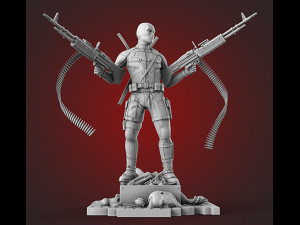 Deadpool Modèles 3D en vedette