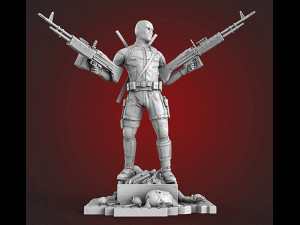 Deadpool Modelo de impresión 3D
