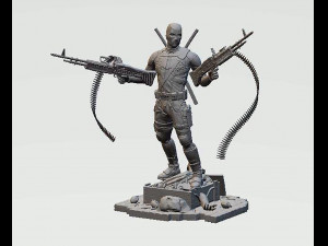 Deadpool Modelo de impresión 3D