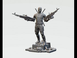 Deadpool Modelo de impresión 3D