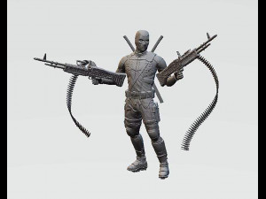 Deadpool Modelo de impresión 3D