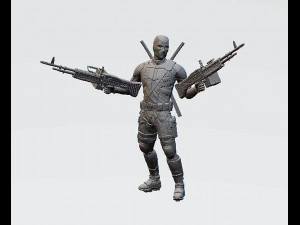 Deadpool Modelo de impresión 3D
