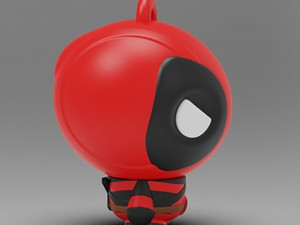 Chibi Deadpool 3D Принт Модель