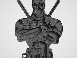 Deadpool Keychain 3D-Druckmodell