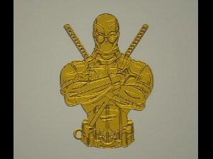 Deadpool Keychain 3D-Druckmodell