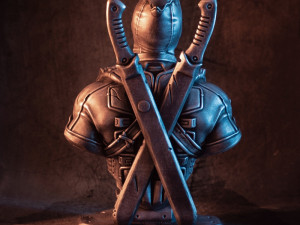 Deadpool Bust Modello di stampa 3D