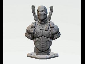 Deadpool Bust Modello di stampa 3D