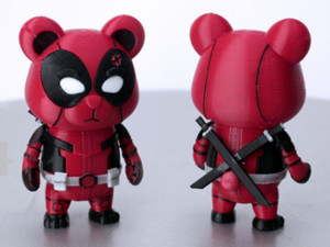 Bear Deadpool Modèles 3D en vedette