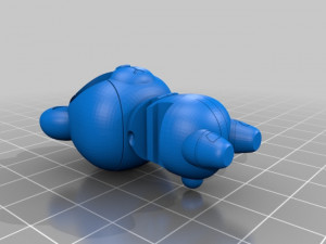 Bear Deadpool Modèles 3D en vedette