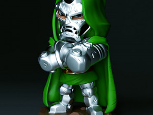 Dr Doom Chibi 3D 打印模型