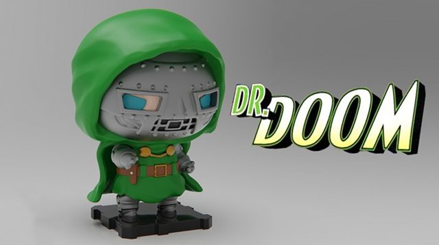 Doctor Doom Funko Modelo de impresión 3D .c4d .max .obj .3ds .fbx .stl .blend 