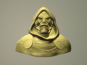 Dr Doom Bust 3D Принт Модель