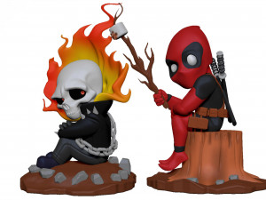 Ghost Rider vs Deapool Chibi 3D 프린트 모델