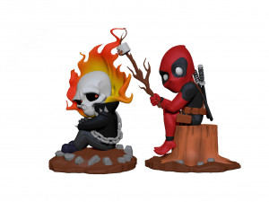 Ghost Rider vs Deapool Chibi 3D 打印模型