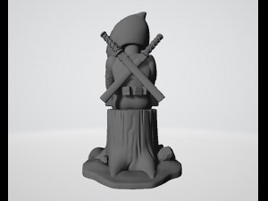 Ghost Rider vs Deapool Chibi 3D 打印模型